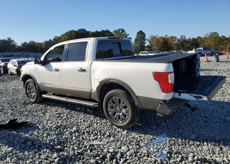 2018 Nissan Titan Sv из США, поврежденный, VIN 1N6AA1E55JN549030